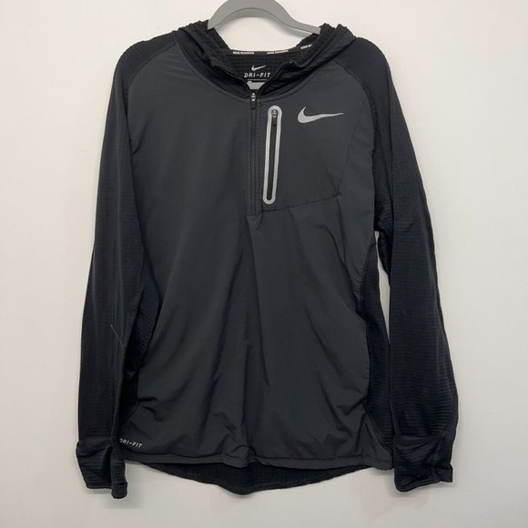 Nike Other - NIKE Therma Sphere Hybrid Running Half Zip Top Men's Size Large (859222-010)